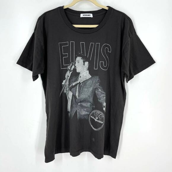 Daydreamer Sun Records X Elvis Merch Tee Black Medium NWOT - Picture 7 of 8